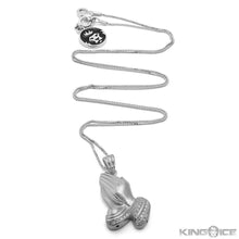 Load image into Gallery viewer, Micro Praying Hands Necklace
